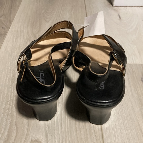 Black Strap Women’s Shoes by Strictly Comfort Sz 8 - Picture 3 of 5